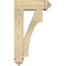 Ekena Millwork Westlake Arts and Crafts Rough Sawn Bracket w/ Offset Brace, Douglas Fir, 6"W x 16"D x 28"H BKT0604X16X28WTL03RDF - alternate 4